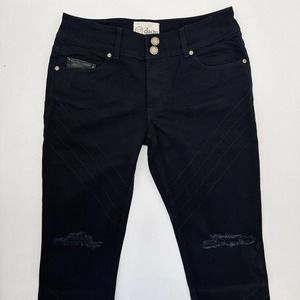 Daou Denim Co. Jeans Black California Size 28 Distressed 30" Waist